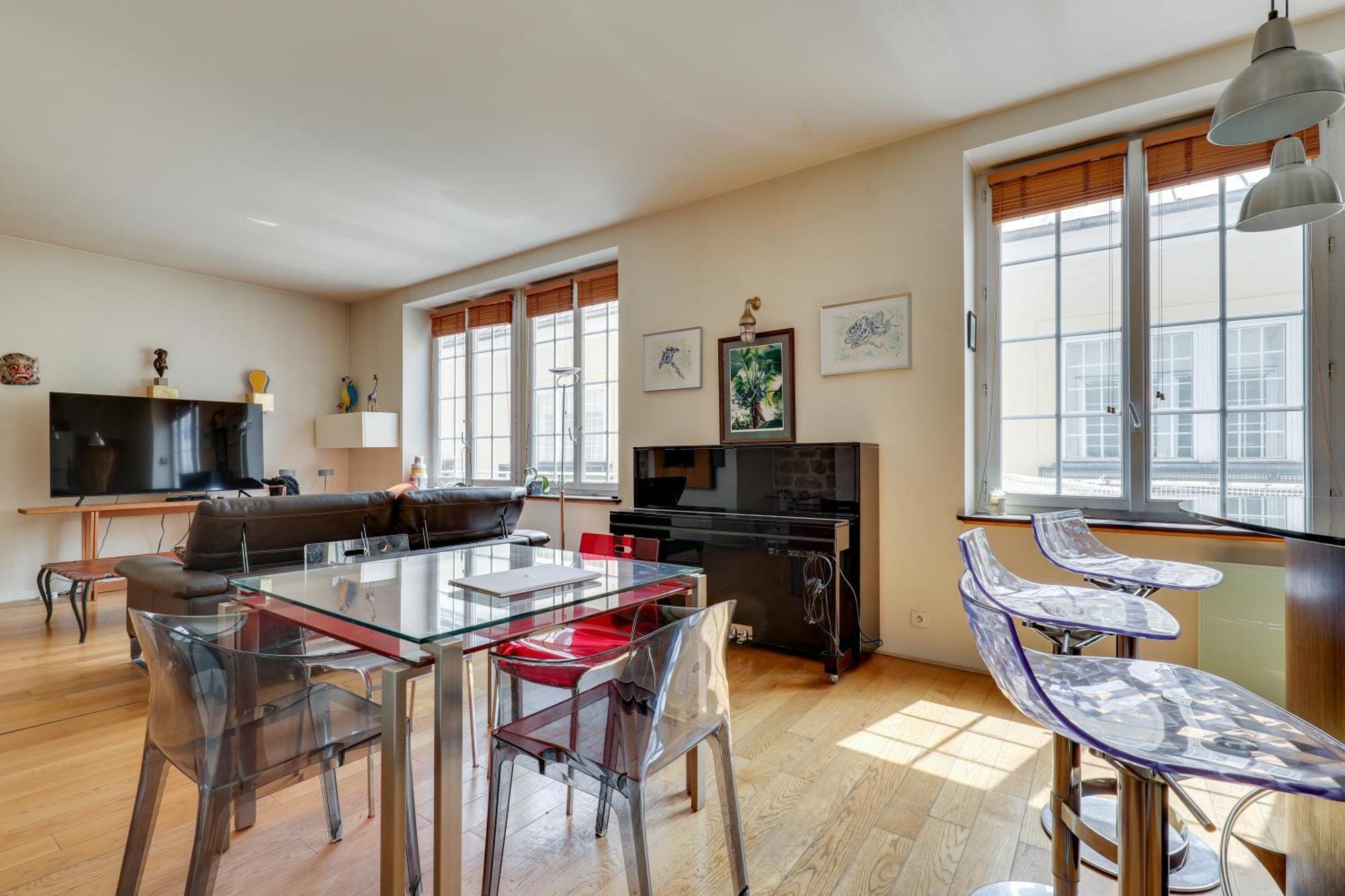 Duplex Calme Et Lumineux Au Coeur De Bastille París Exterior foto